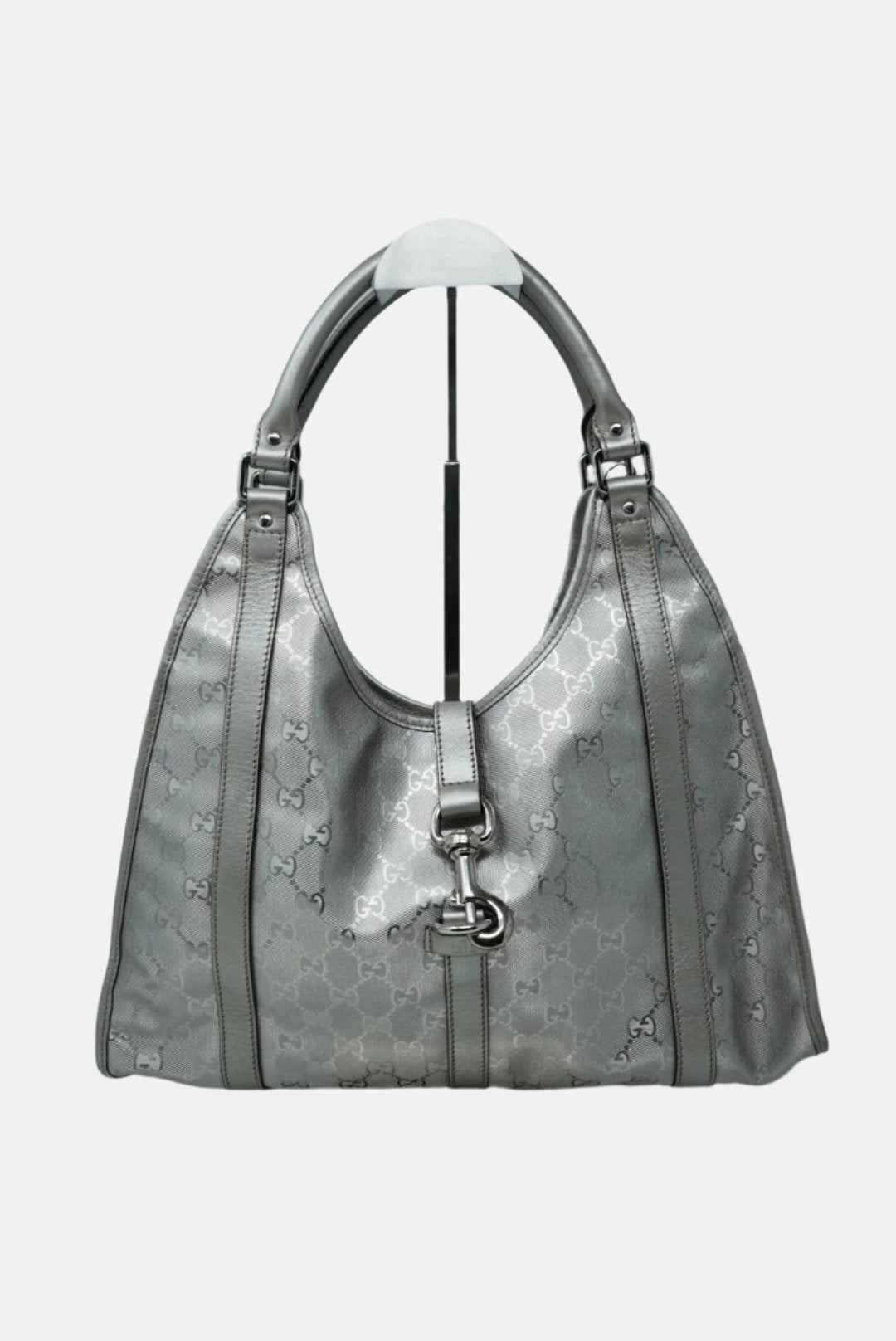 Gucci Imprime Silver GG Joy Shoulder Bag