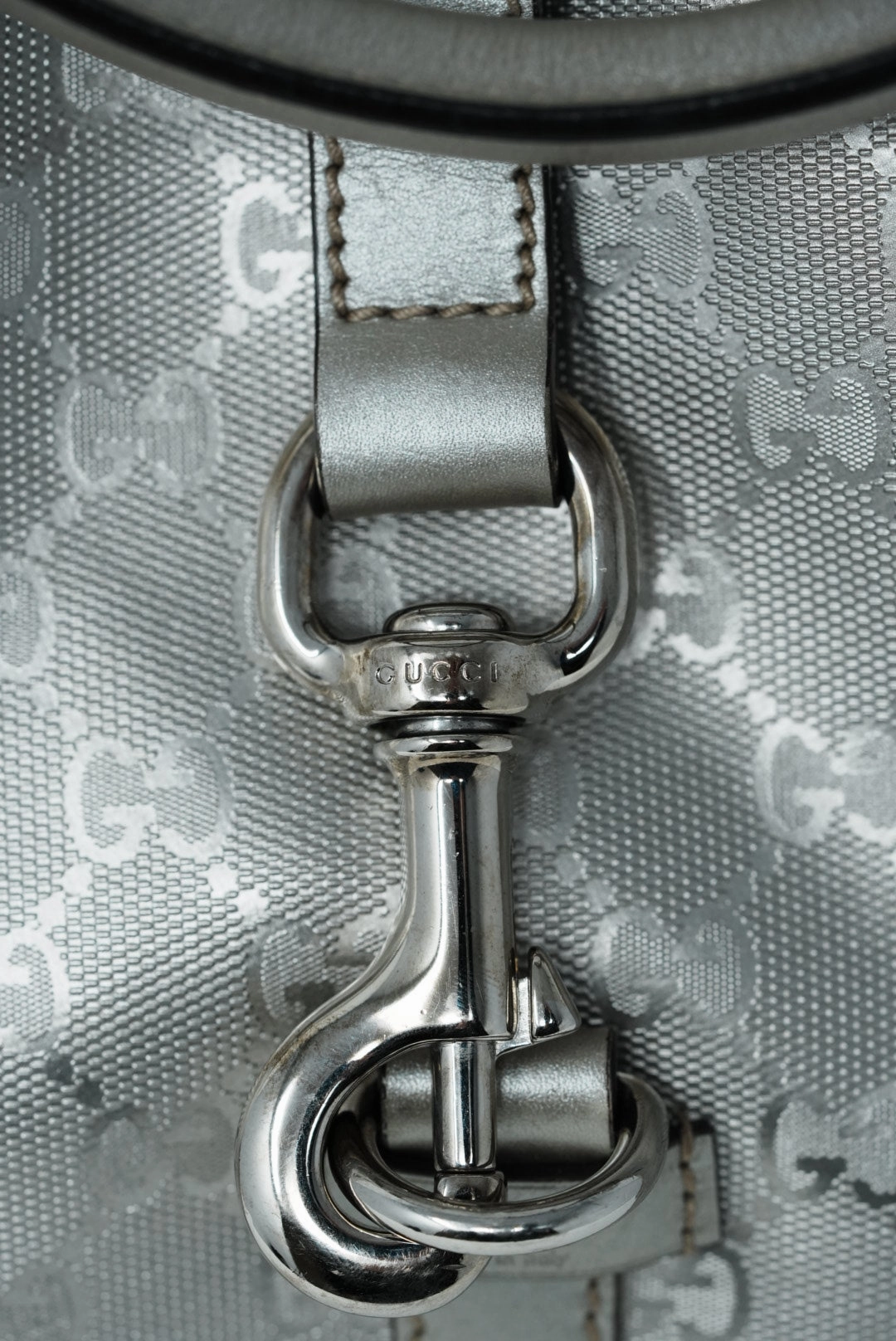 Gucci Imprime Silver GG Joy Shoulder Bag