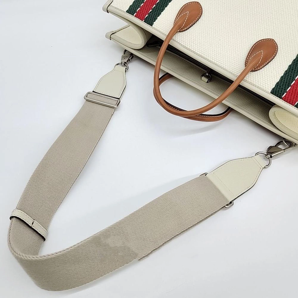 Gucci Interlocking Canvas Tote Cum Shoulder Bag (701733) (9648692)