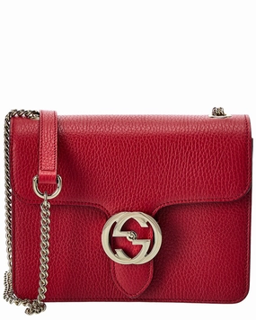 Gucci Interlocking G Small Leather Shoulder Bag