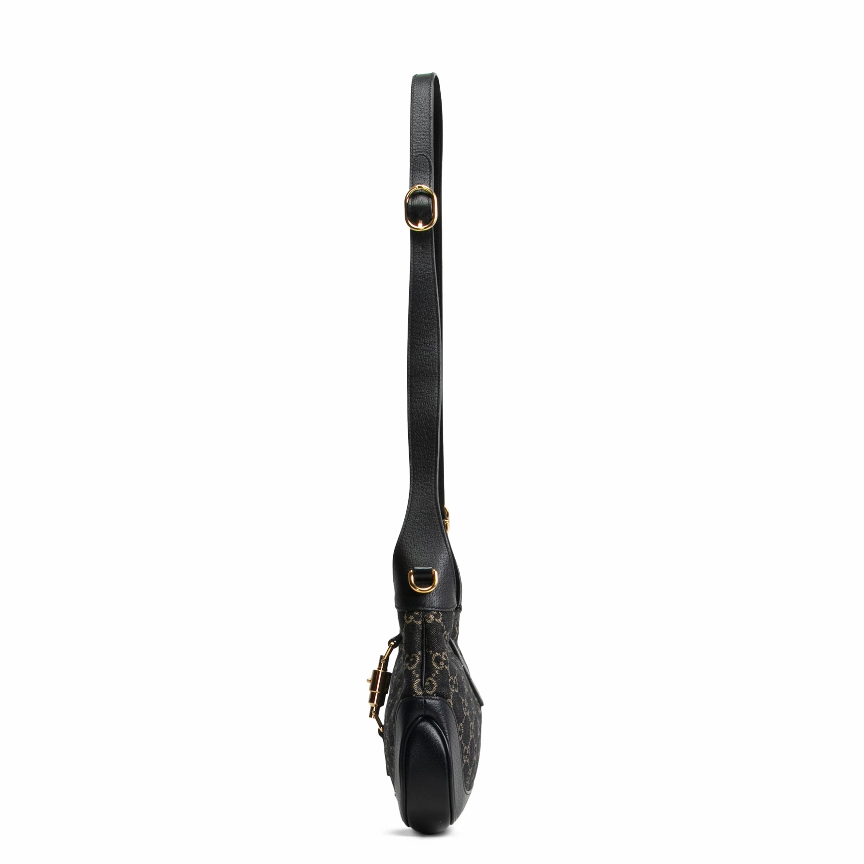 GUCCI Jackie 1961 GG Denim Small- Black