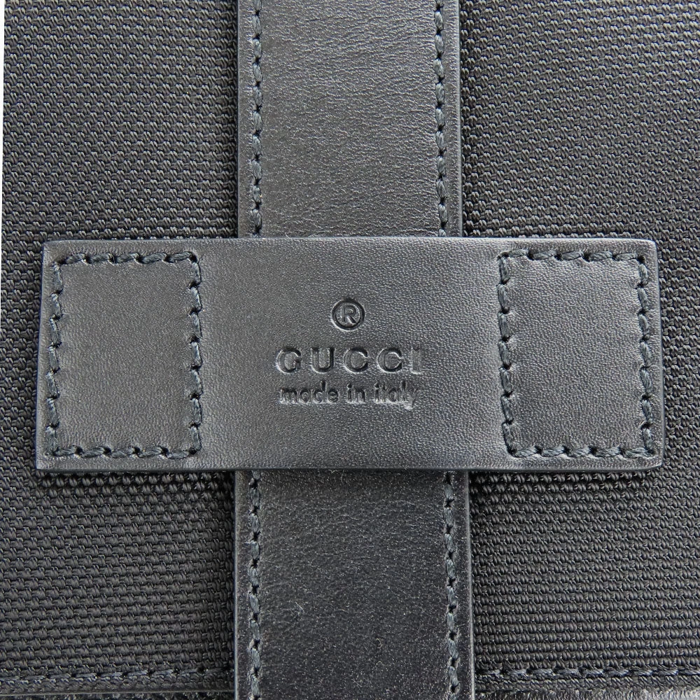 GUCCI Jacquard Nylon Leather Backpack 619749