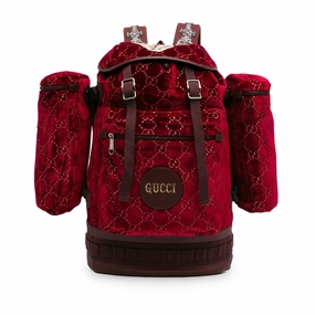 Gucci Large GG Velvet Heart Alpina Backpack (SHG-DFaDkG)