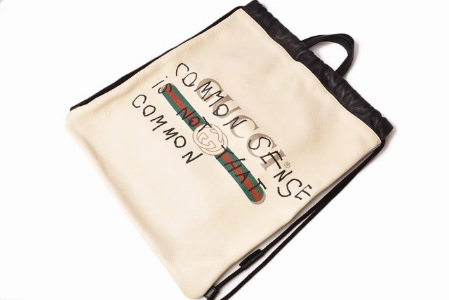 Gucci Leather Backpack Drawstring 494053