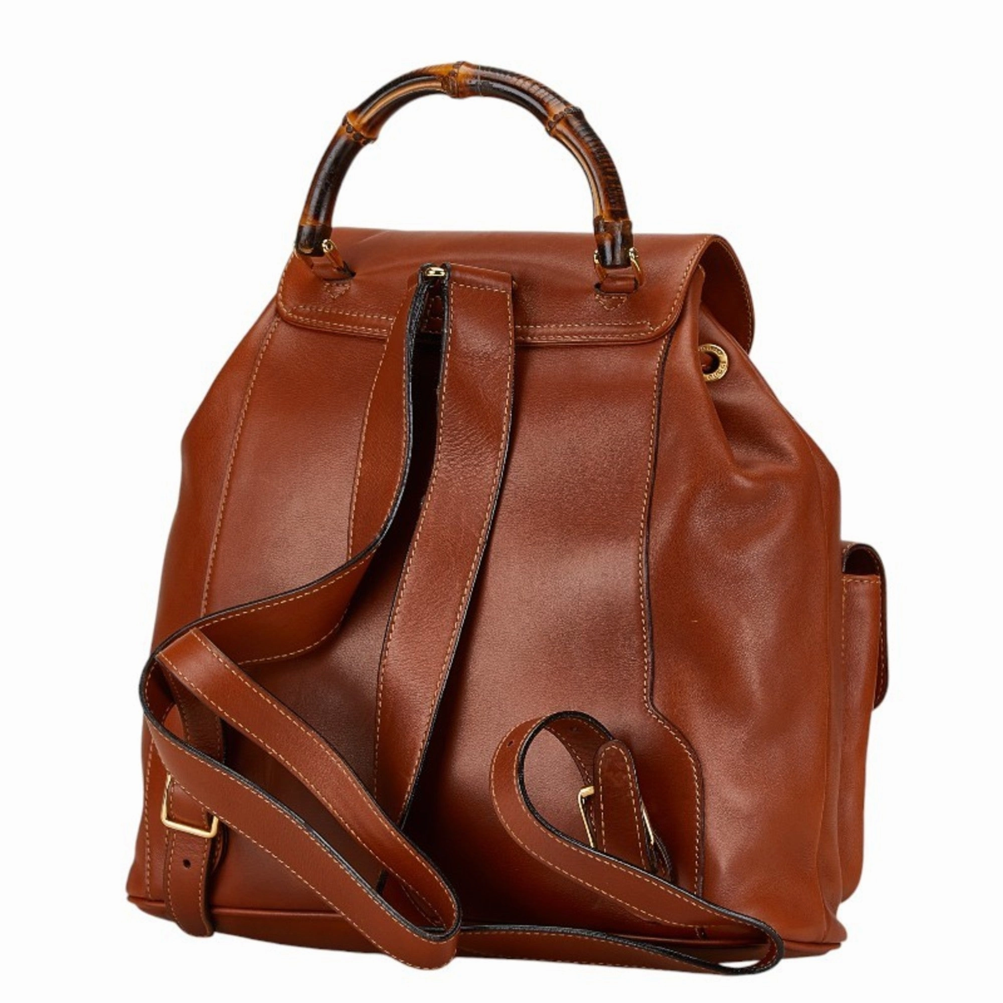 Gucci  Leather Backpack (Pre-Owned)