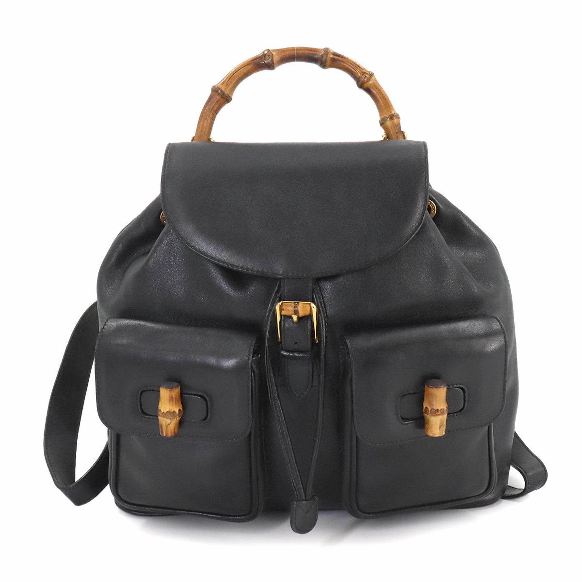 Gucci  Leather Backpack (Pre-Owned)