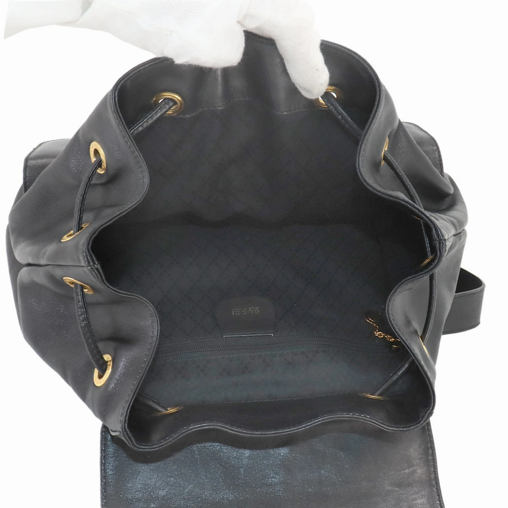 Gucci  Leather Backpack (Pre-Owned)