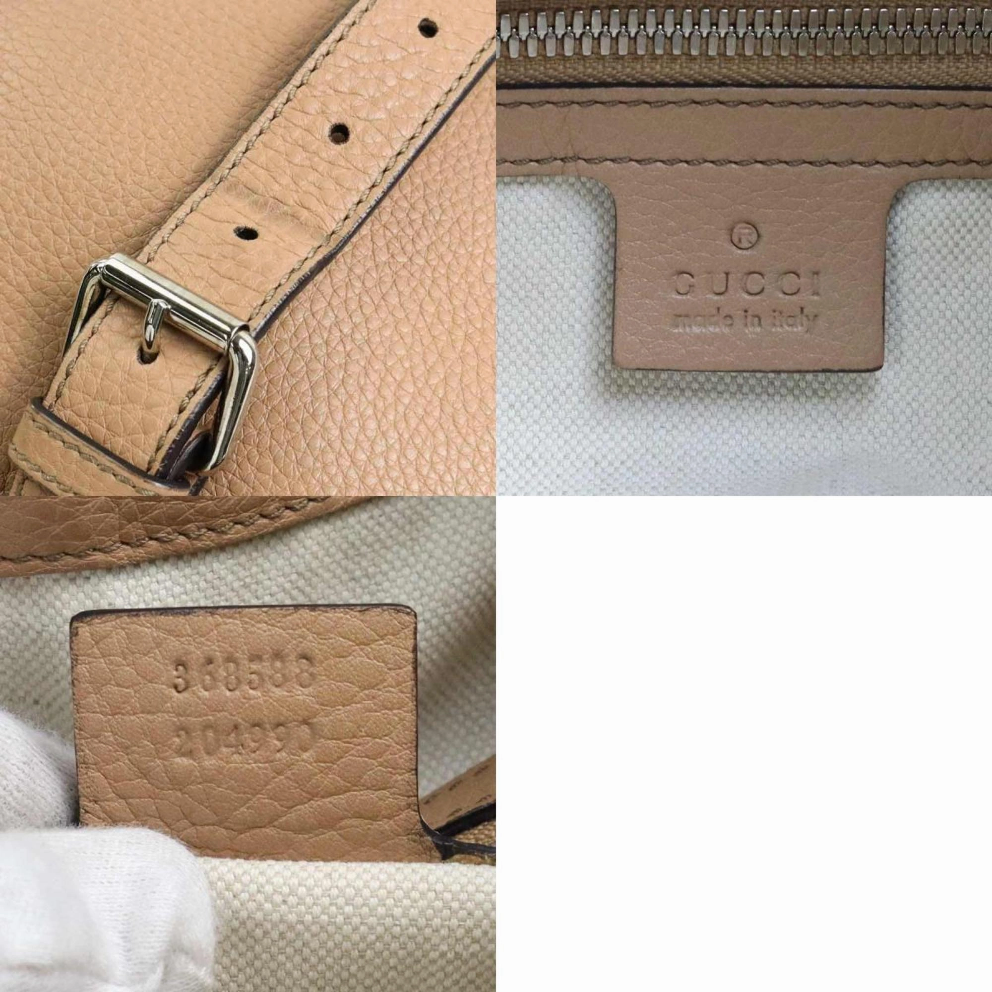 Gucci  Leather Backpack (Pre-Owned)