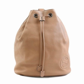 Gucci  Leather Backpack (Pre-Owned)