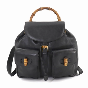 Gucci  Leather Backpack (Pre-Owned)