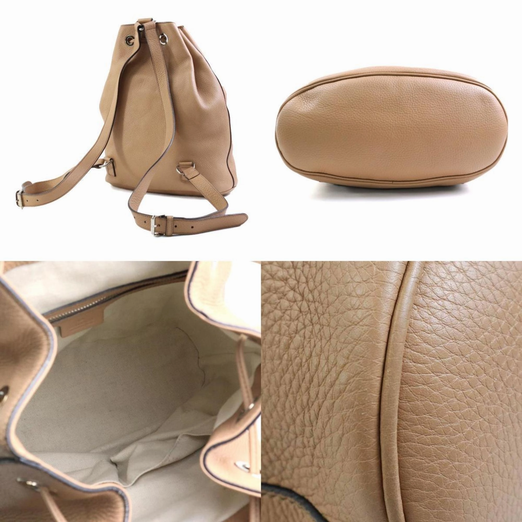 Gucci  Leather Backpack (Pre-Owned)