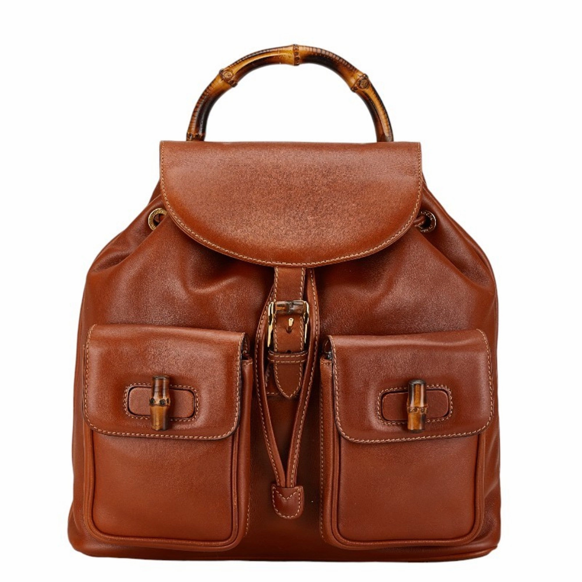 Gucci  Leather Backpack (Pre-Owned)