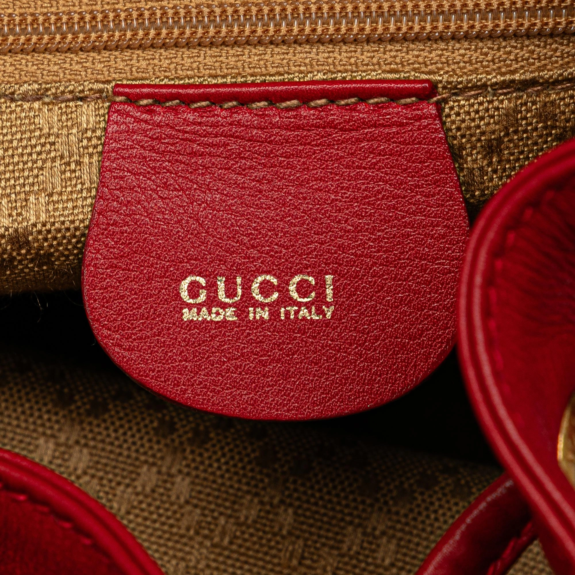 Gucci Leather Bamboo Backpack (SHG-fiLvNL)