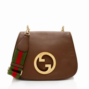 Gucci Leather Blondie Medium Shoulder Bag (SHF-5MZJz2)