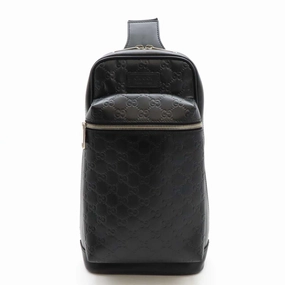 Gucci Leather Crossbody Bag Black