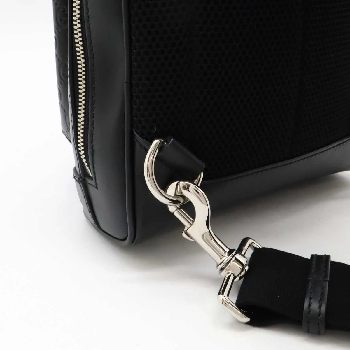 Gucci Leather Crossbody Bag Black