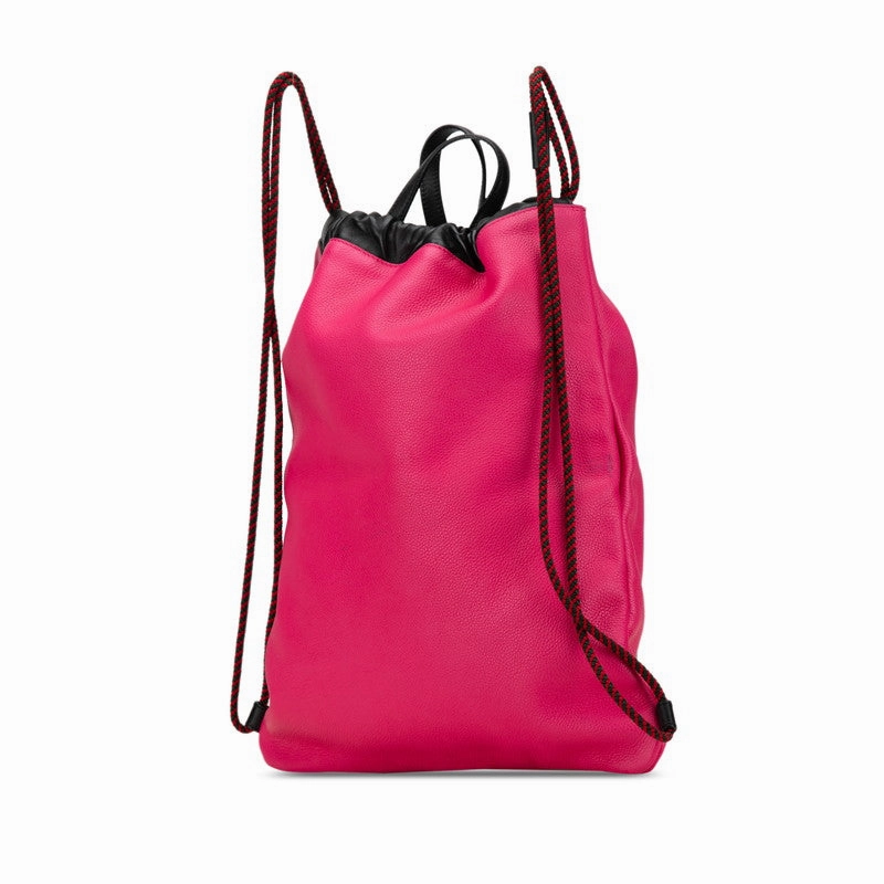 Gucci Leather Drawstring Backpack 494053