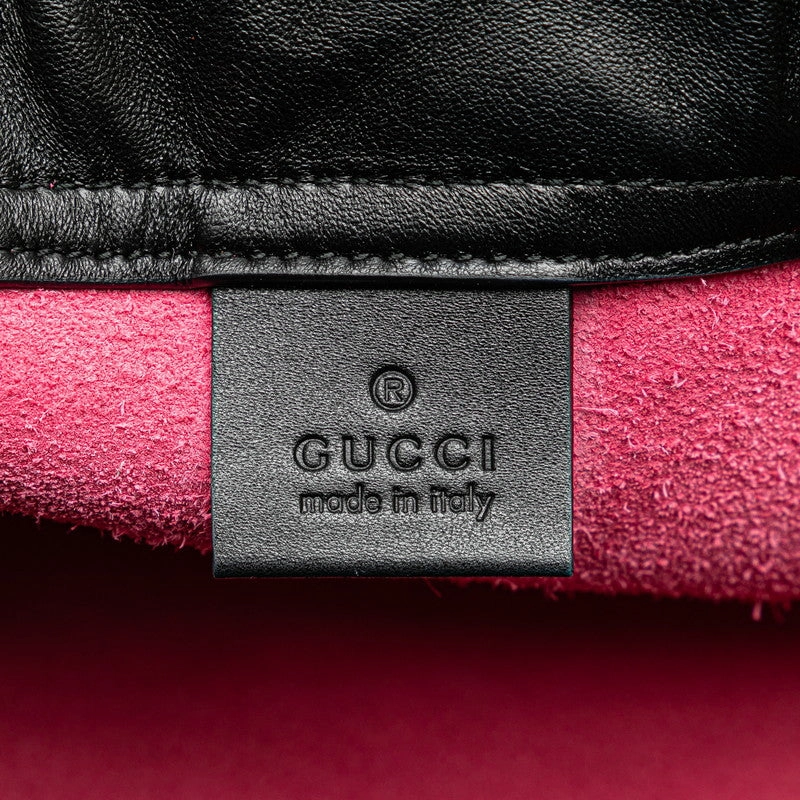 Gucci Leather Drawstring Backpack 494053