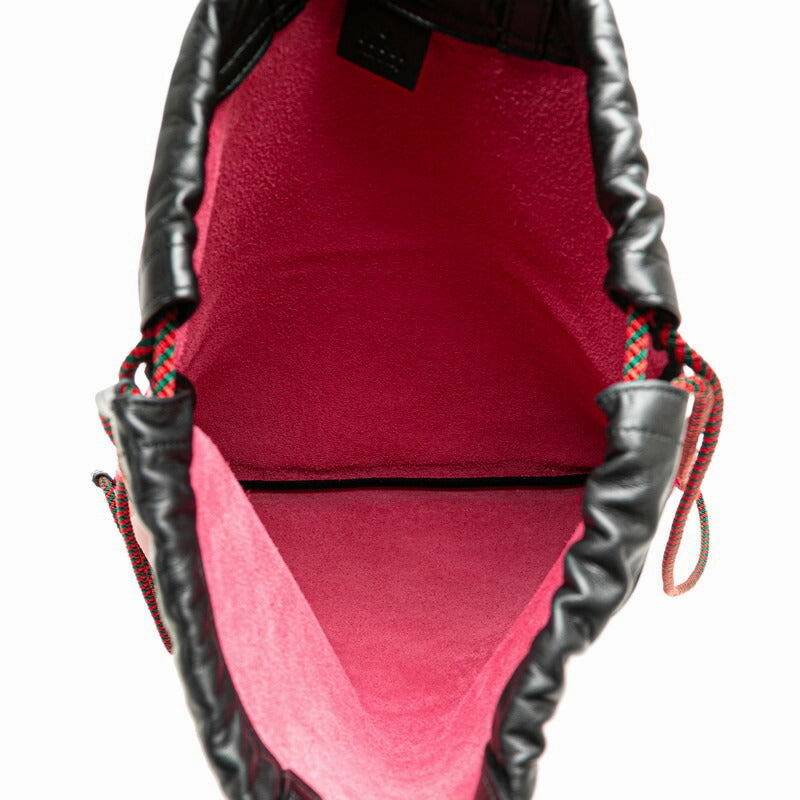 Gucci Leather Drawstring Backpack 494053