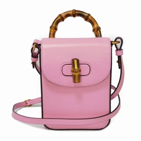 Gucci  Leather Handbag Shoulder Bag (Pre-Owned)