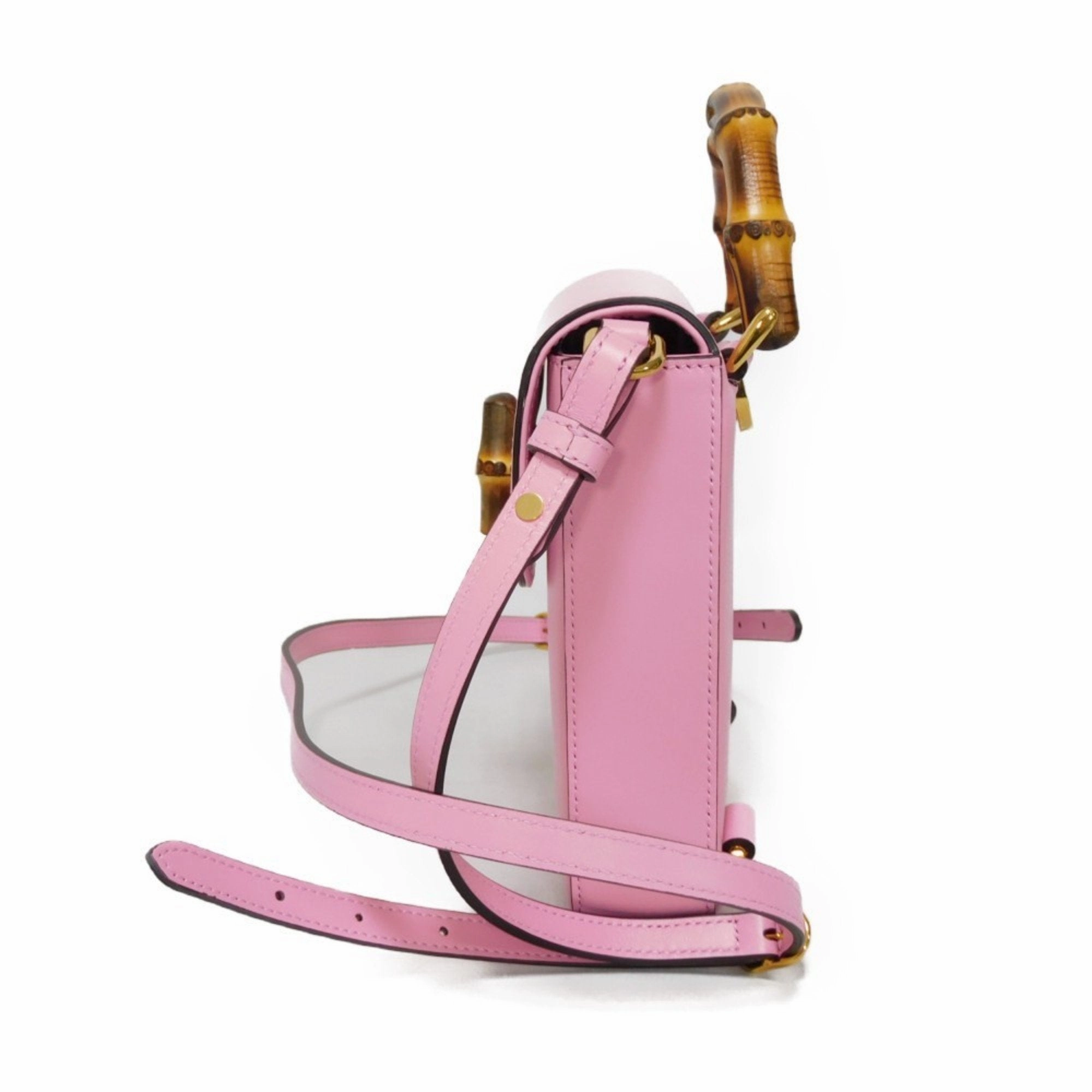 Gucci  Leather Handbag Shoulder Bag (Pre-Owned)