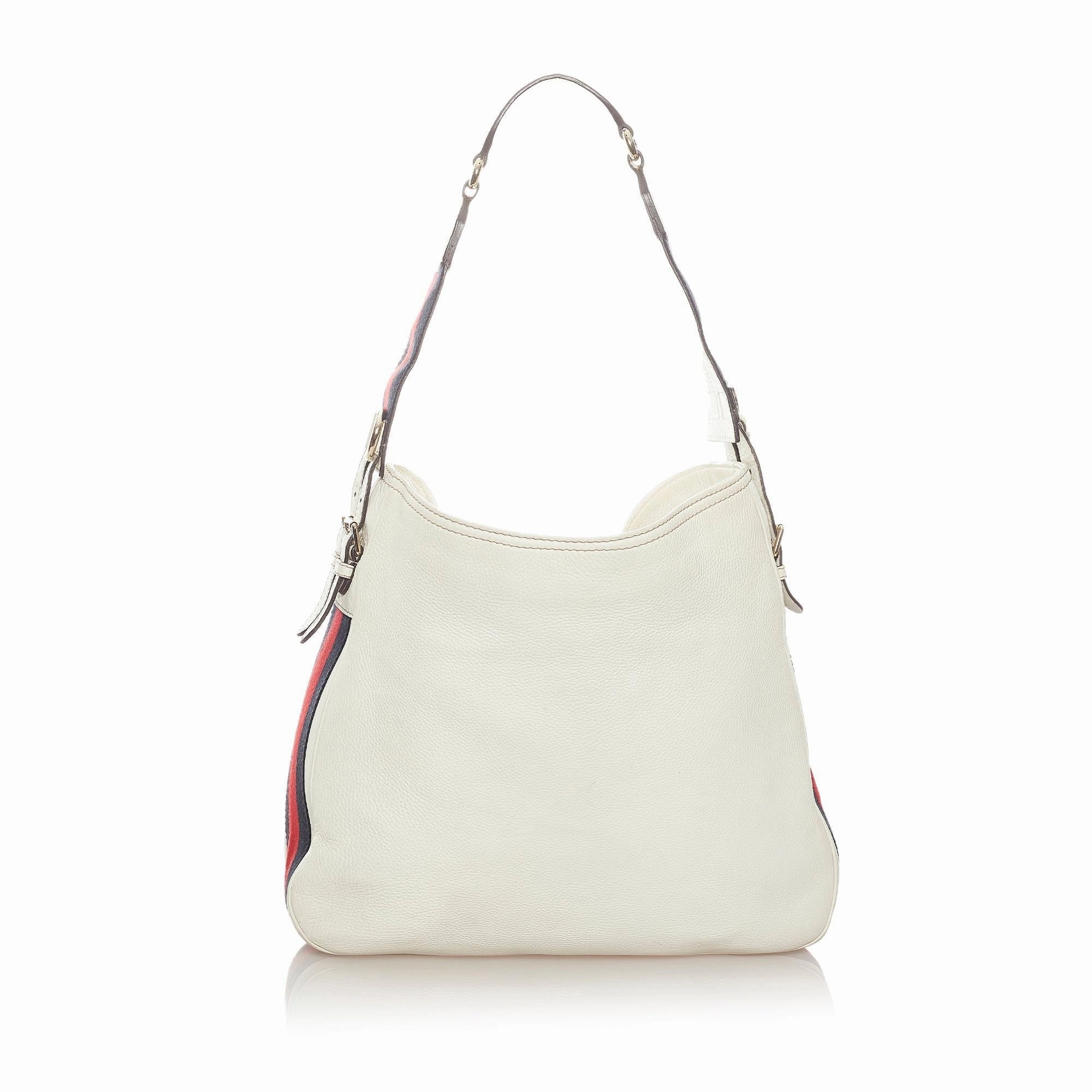 Gucci Leather Heritage Shoulder Bag (SHG-33271)