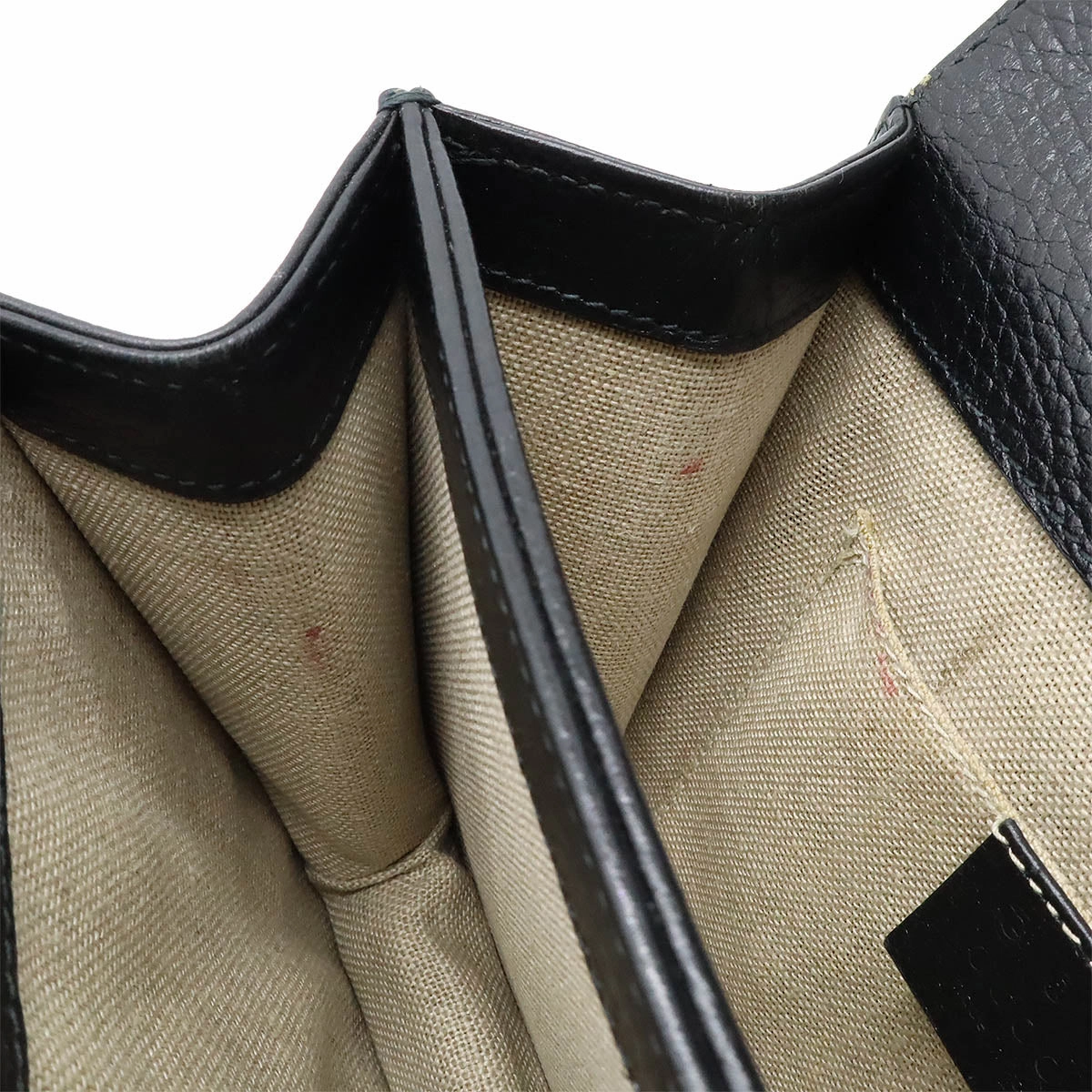 Gucci Leather Interlocking G Chain Shoulder Bag