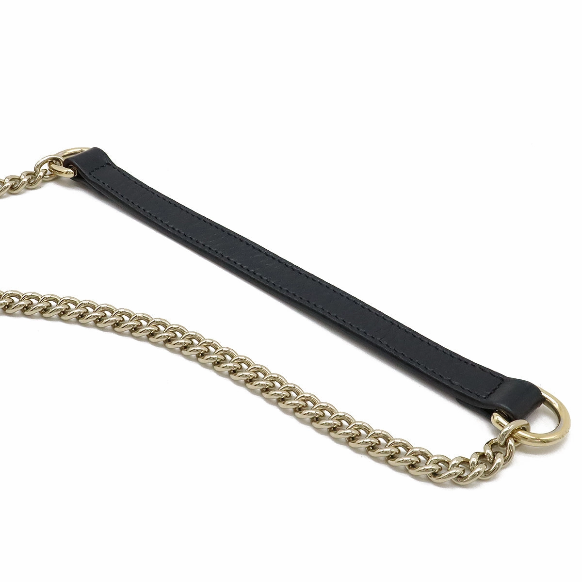 Gucci Leather Interlocking G Chain Shoulder Bag