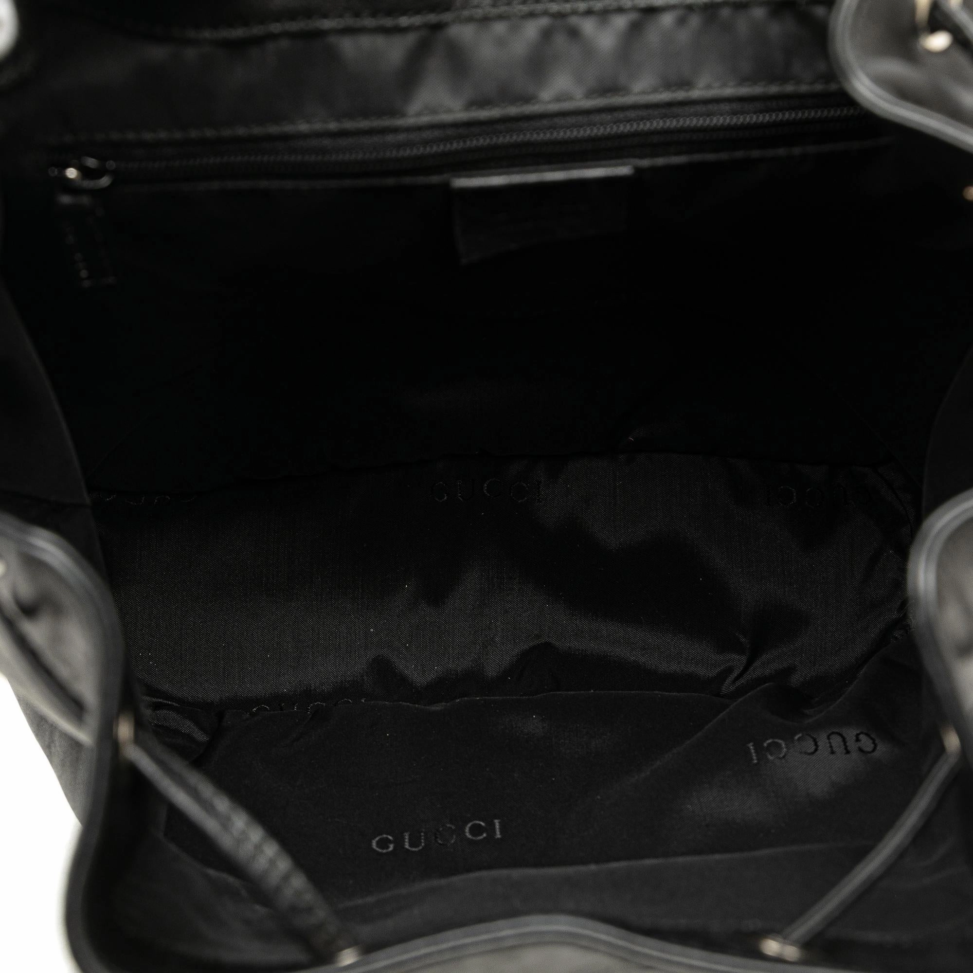 Gucci Leather Jackie Backpack (SHG-VVWUKO)