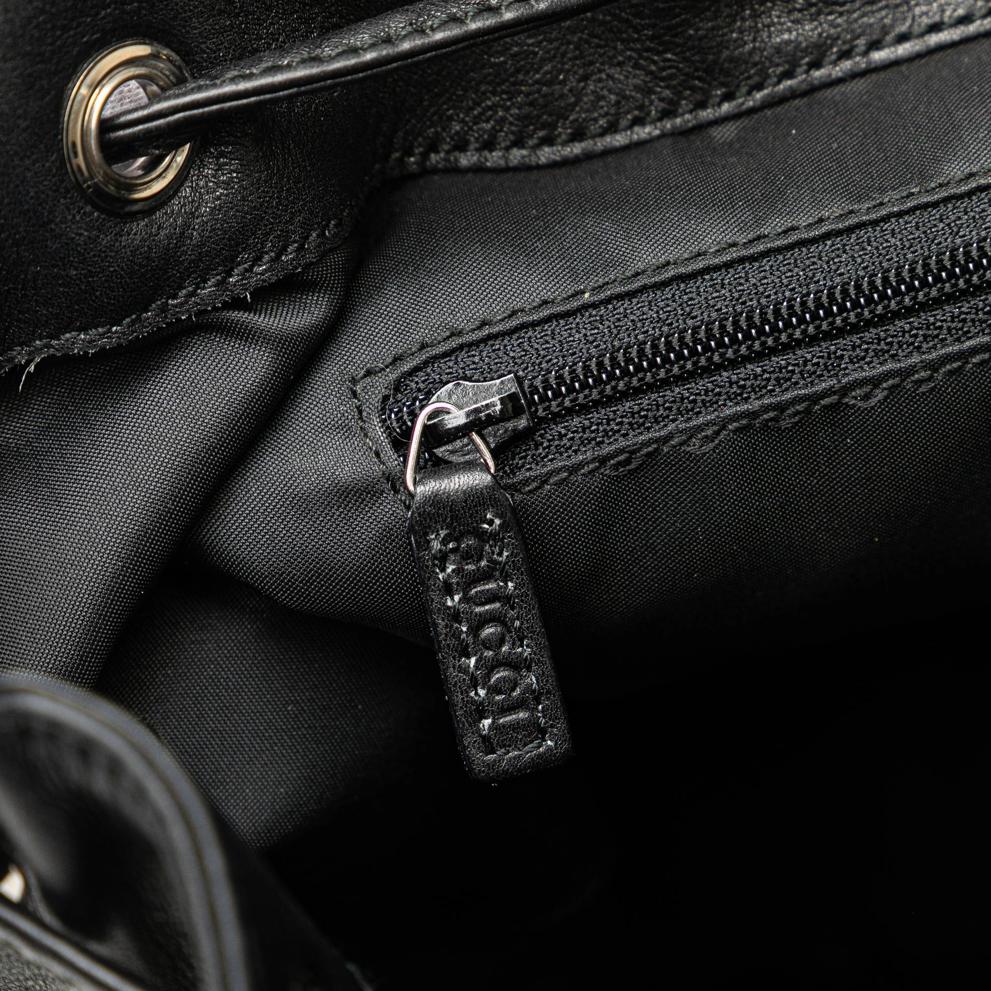 Gucci Leather Jackie Backpack (SHG-VVWUKO)