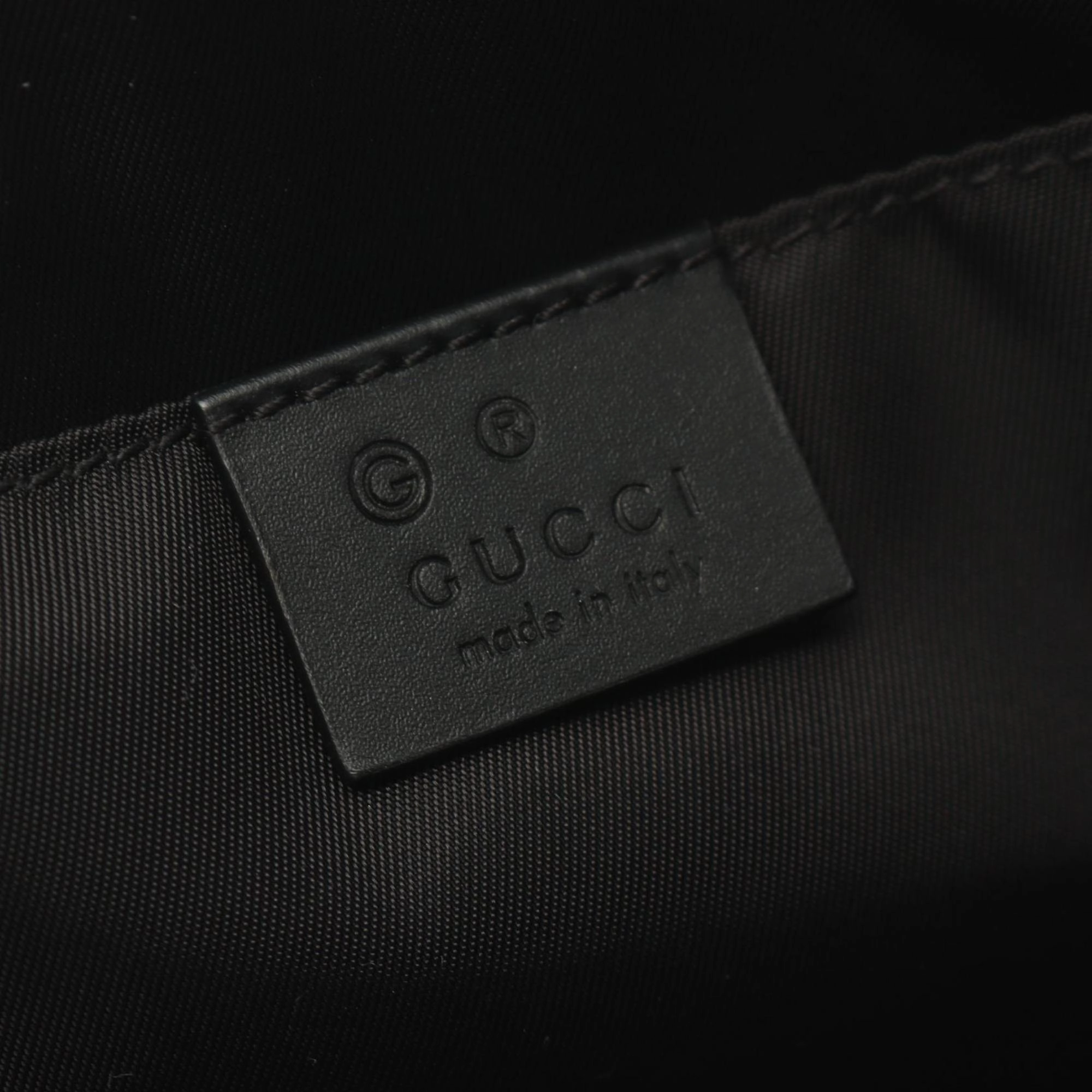 Gucci  Leather Nylon Canvas Fanny Pack (Pre-Owned)