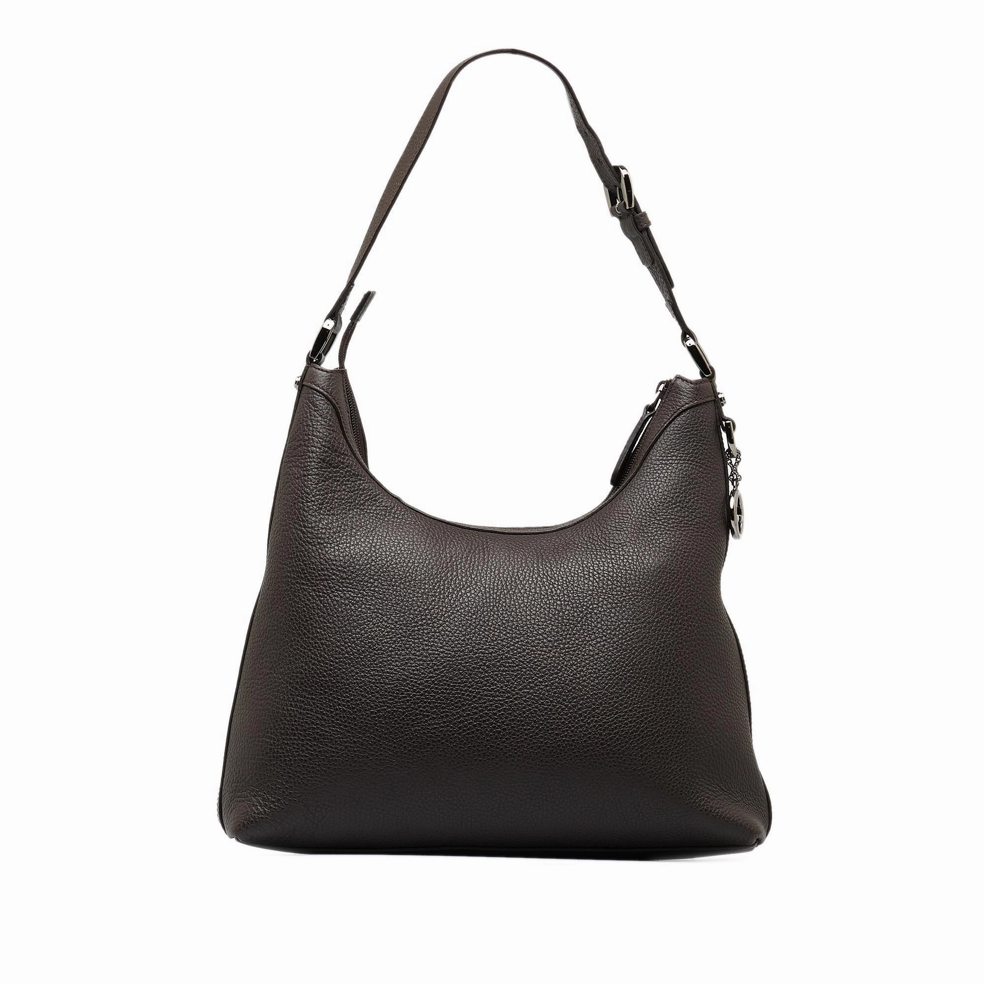 Gucci Leather Shoulder Bag (SHG-DPPcZN)