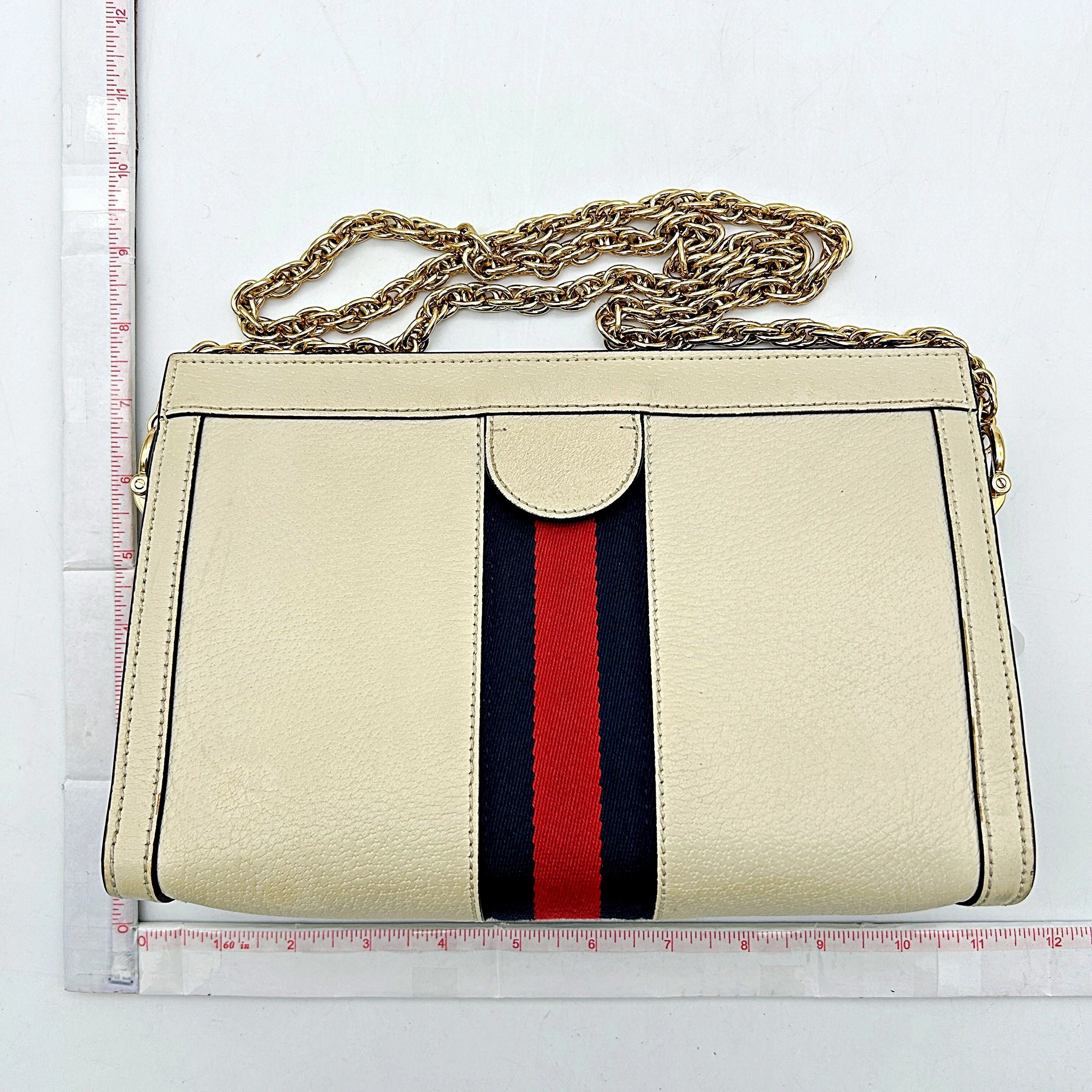 Gucci Leather Small Ophidia Chain Bag - Brown Crossbody Bags, Handbags  gu9965cc