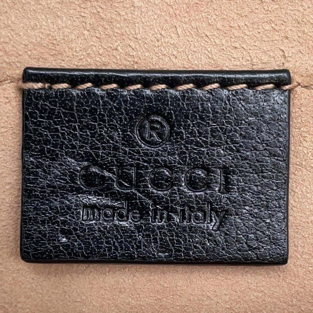 GUCCI Liber Small Shoulder Bag Black524620 Leather