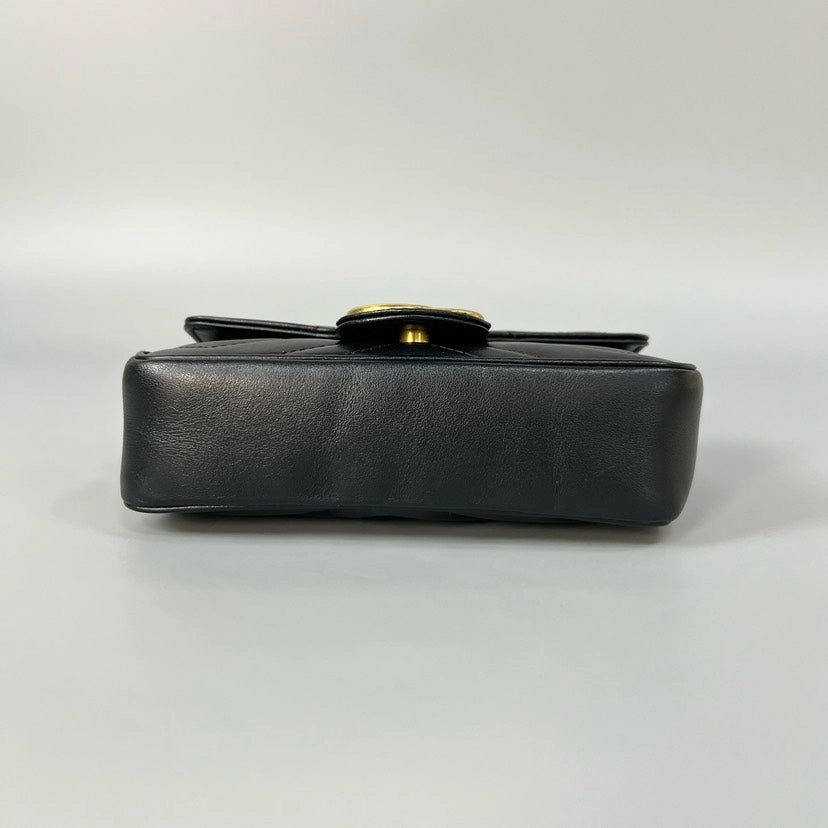 Gucci Marmont Mini Black Crossbody Bag