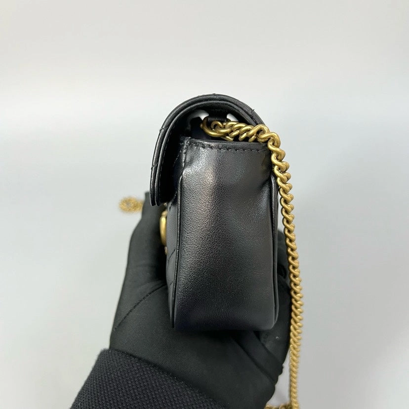 Gucci Marmont Mini Black Crossbody Bag