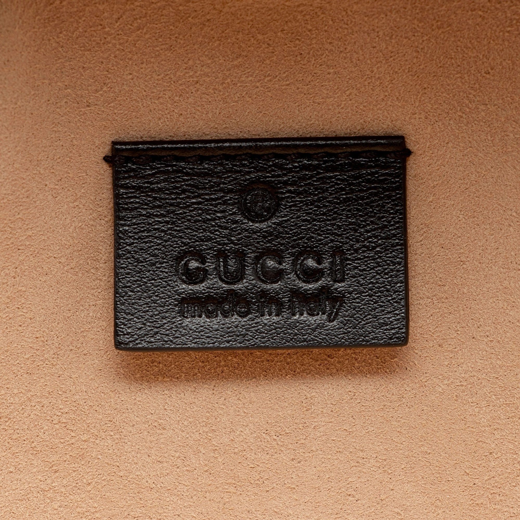 Gucci Matelasse Leather GG Marmont Round Mini Backpack (SHF-nSn7Zg)