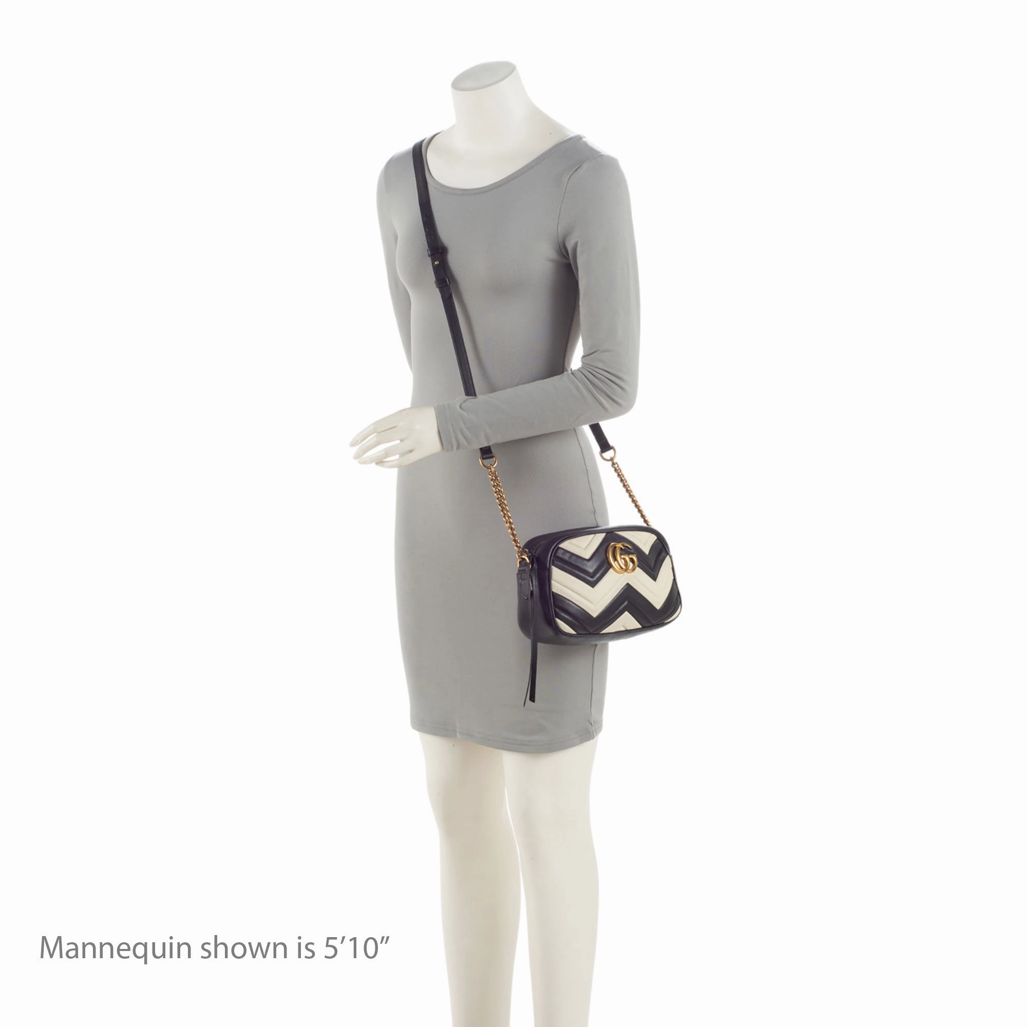 Gucci Matelasse Leather GG Marmont Small Shoulder Bag (SHF-cKg6iD)