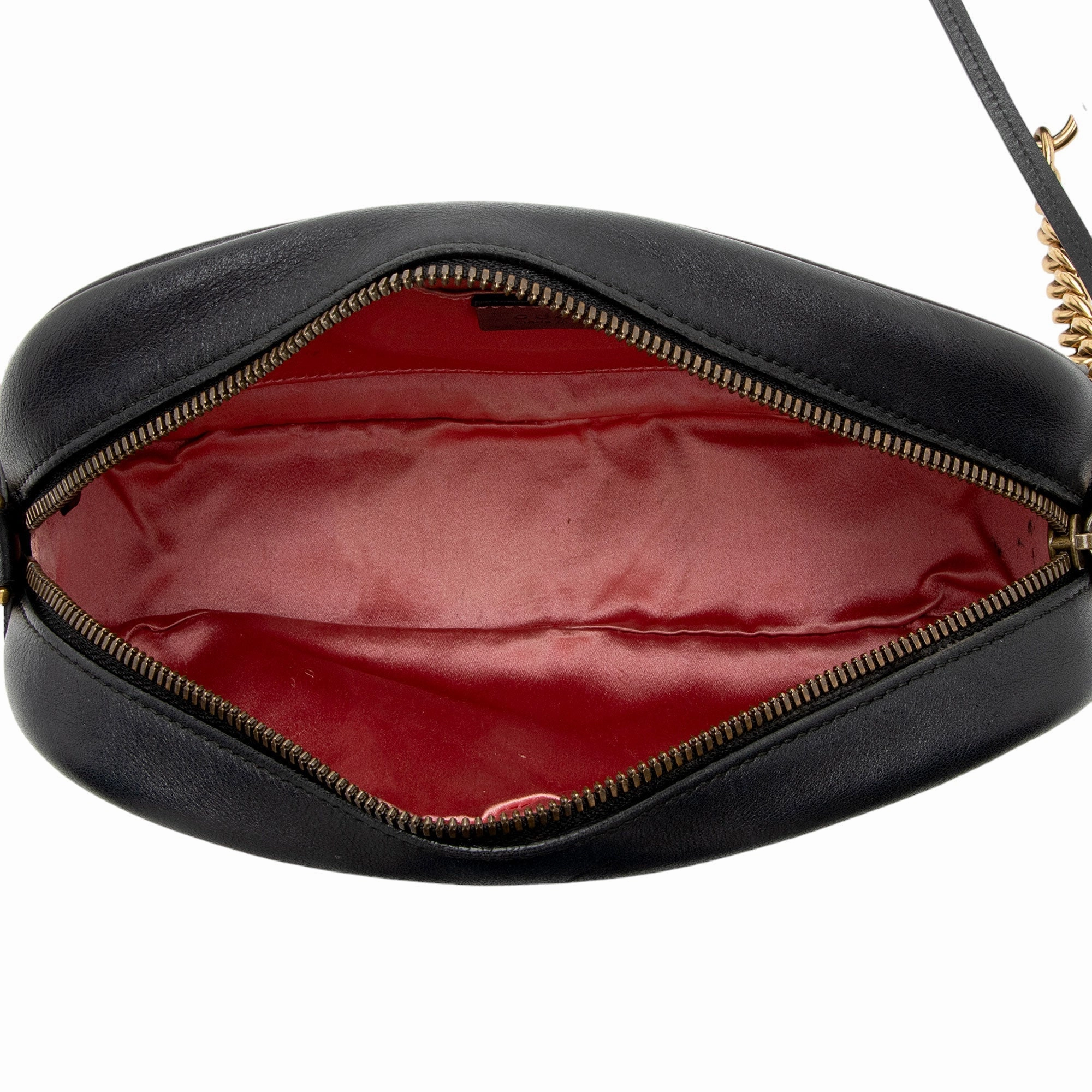 Gucci Matelasse Leather GG Marmont Small Shoulder Bag (SHF-cKg6iD)