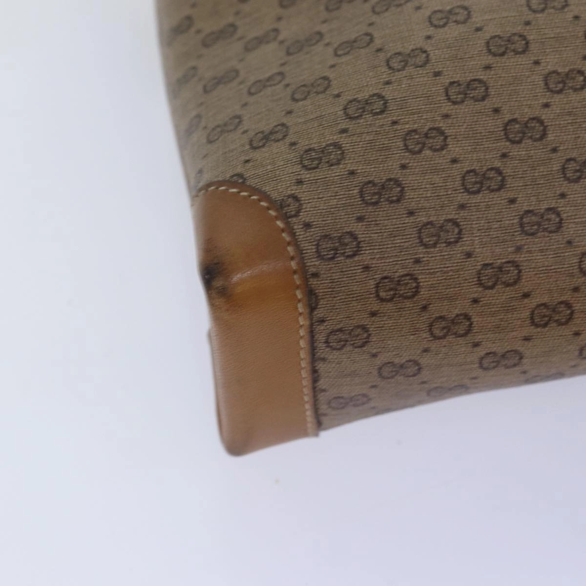 GUCCI Micro GG Supreme Shoulder Bag PVC Beige 001 14 5364  12661