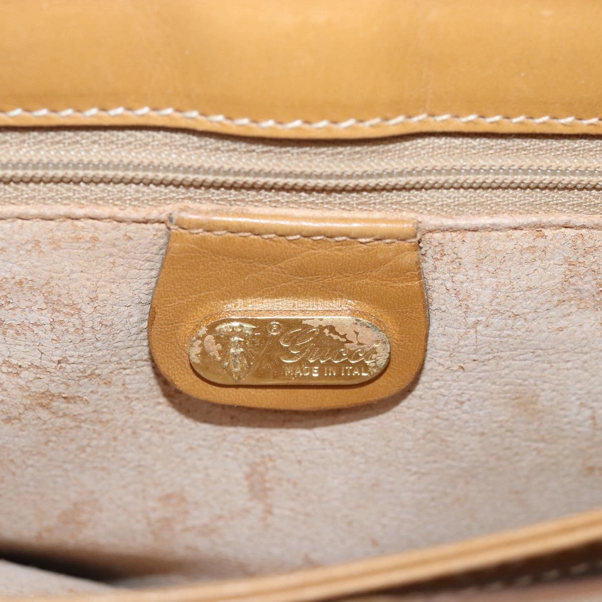 GUCCI Micro GG Supreme Shoulder Bag PVC Beige 001 14 5364  12661