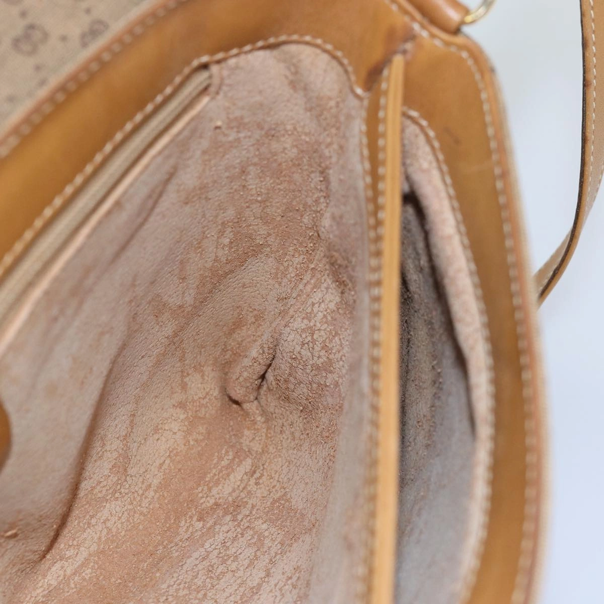 GUCCI Micro GG Supreme Shoulder Bag PVC Beige 001 14 5364  12661
