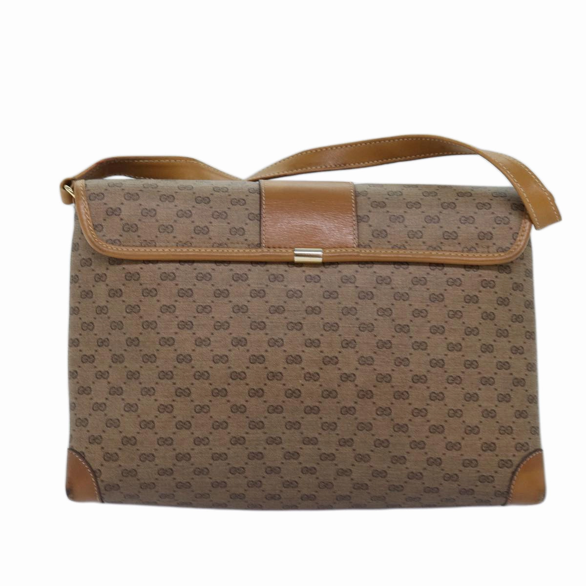 GUCCI Micro GG Supreme Shoulder Bag PVC Beige 001 14 5364  12661