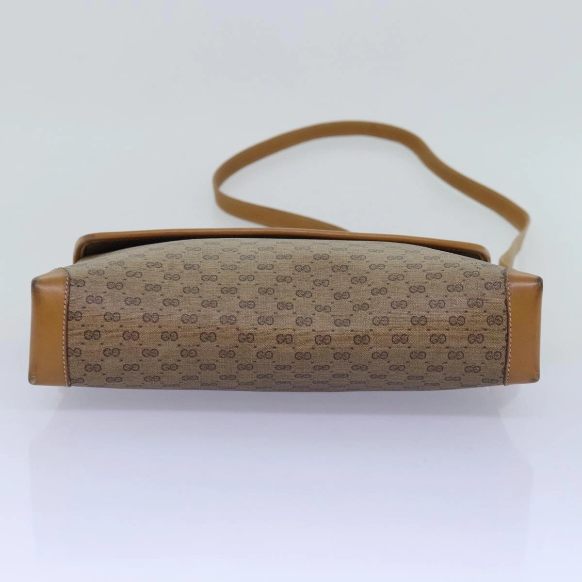 GUCCI Micro GG Supreme Shoulder Bag PVC Beige 001 14 5364  12661