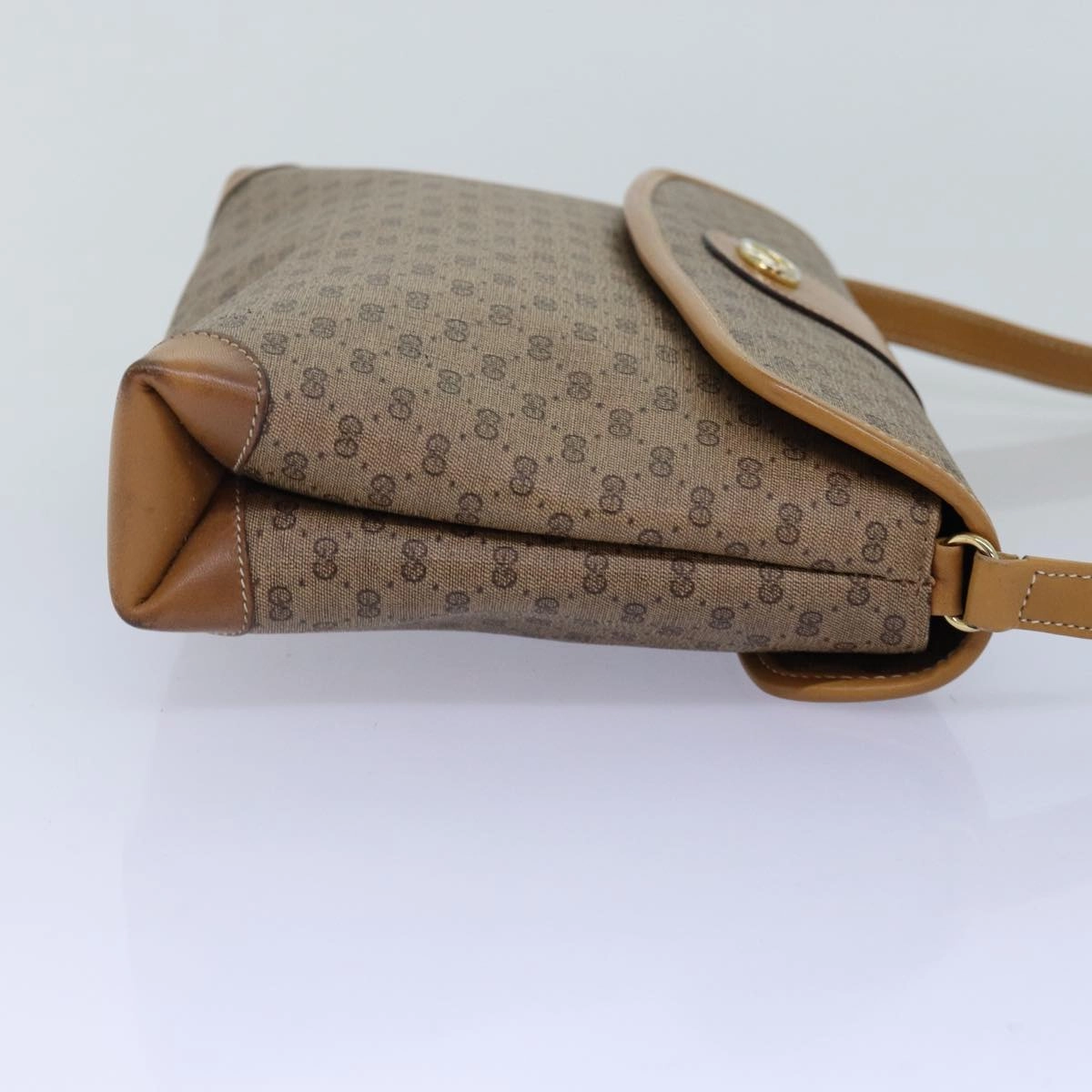 GUCCI Micro GG Supreme Shoulder Bag PVC Beige 001 14 5364  12661