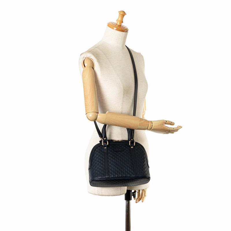 Gucci Microguccissima 2WAY Leather Handbag Shoulder Bag