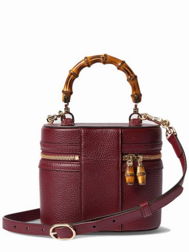 Gucci Mini Bamboo Shoulder Bag Red
