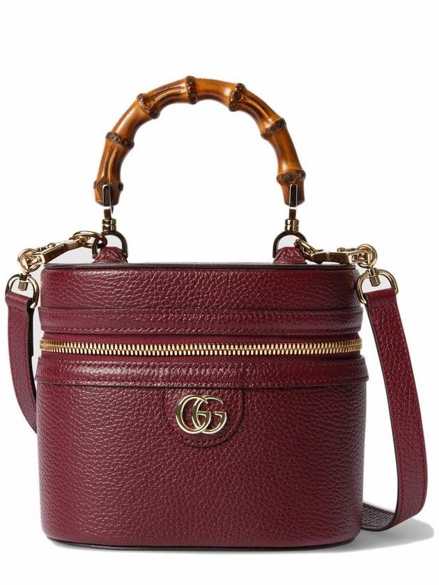 Gucci Mini Bamboo Shoulder Bag Red