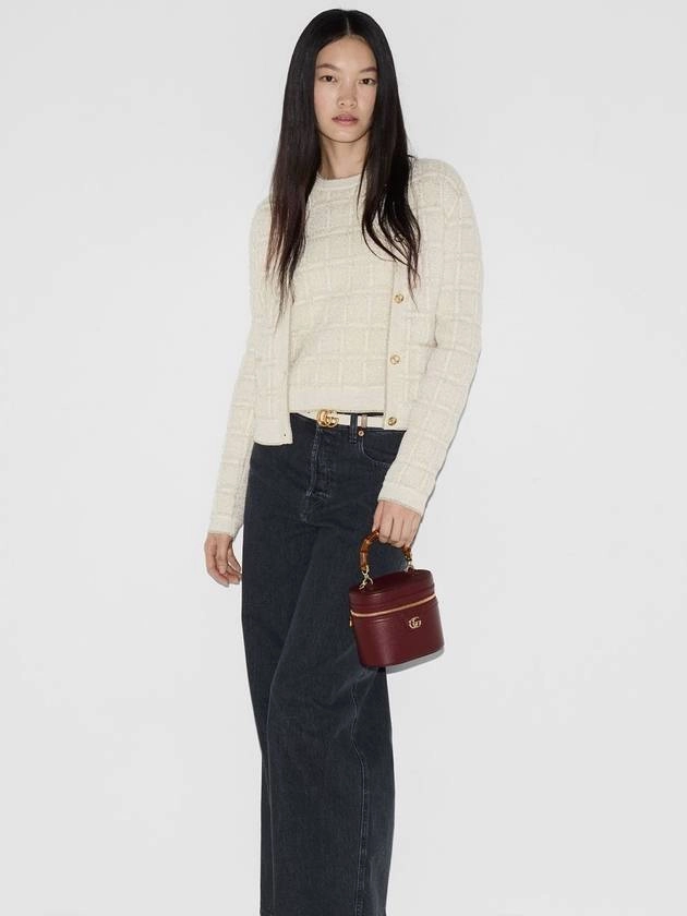 Gucci Mini Bamboo Shoulder Bag Red