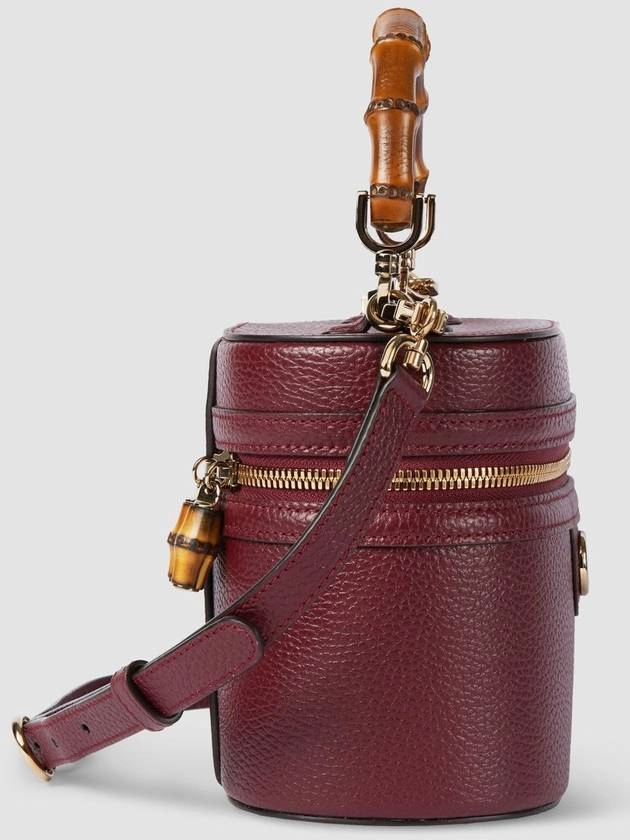 Gucci Mini Bamboo Shoulder Bag Red